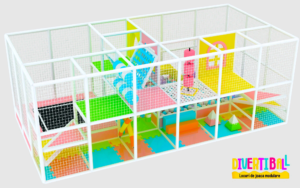 Loc de joacă modular - DB 13 - 7,50m x 3,70m x 2,80m (Llh)3