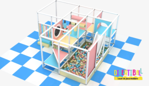 Loc de joacă modular - DB 16 - 5,00m x 5,00m x 2,80m (Llh) (2)