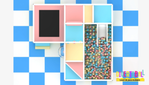 Loc de joacă modular - DB 16 - 5,00m x 5,00m x 2,80m (Llh) (3)