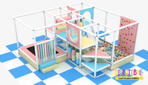 Loc de joacă modular - DB 16 - 5,00m x 5,00m x 2,80m (Llh)