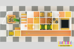 Loc de joacă modular - DB 34 - 10,00m x 4,30m x 2,80m (L*l*h) – Loc de joaca modular DB 34 1000m x 430m x 280m Llh 3 Loc de joacă modular - DB 34 - 10,00m x 4,30m x 2,80m (Llh) (3)