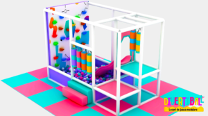 Loc de joacă modular – DB 01 – 4,00m x 2,00m x 2,50m