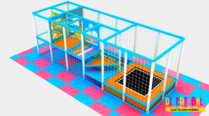 Loc de joacă modular – DB 03 – 7,50m x 2,50m x 2,50m (Llh)1