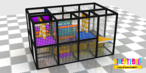 Loc de joacă modular - DB 05 - 5,00m x 3,00m x 2,80m (L*l*h) – Loc de joaca modular – DB 05 – 500m x 300m x 250m Llh1 Loc de joacă modular – DB 05 – 5,00m x 3,00m x 2,50m (Llh)1