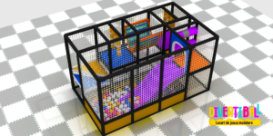 Loc de joacă modular – DB 05 – 5,00m x 3,00m x 2,50m (Llh)3