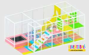 Loc de joacă modular – DB 07 – 7,00m x 3,70m x 2,50m (Llh)1