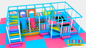 Loc de joacă modular – DB 10 – 8,50m x 5,00m x 2,80m (Llh)1