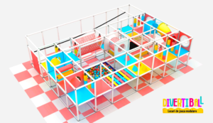Loc de joacă modular - DB 18 - 10,00m x 6,60m x 2,80m (L*l*h) – Loc de joaca modular – DB 18 – 1000m x 660m x 280m 1 Loc de joacă modular – DB 18 – 10,00m x 6,60m x 2,80m 1