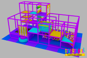 Loc de joacă modular – DB 24 – 6,80 m x 3,70 m x 3,80 m 1