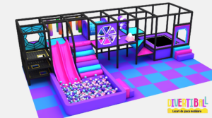 Loc de joacă modular - DB 28 - 10,00m x 6,00m x 2,80m (L*l*h) – Loc de joaca modular – DB 28 – 1000m x 600m x 250m Llh 2 Loc de joacă modular – DB 28 – 10,00m x 6,00m x 2,50m (Llh) (2)