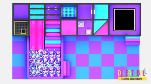 Loc de joacă modular - DB 28 - 10,00m x 6,00m x 2,80m (L*l*h) – Loc de joaca modular – DB 28 – 1000m x 600m x 250m Llh 3 Loc de joacă modular – DB 28 – 10,00m x 6,00m x 2,50m (Llh) (3)