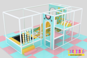 Loc de joacă modular – DB 32 – 6,00m x 3,70m x 2,50m (Llh)