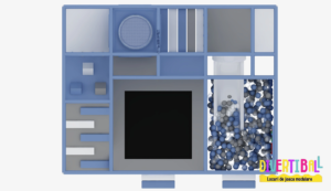 Loc de joacă modular - DB 40 - 5,00m x 5,00m x 2,80m (L*l*h) – Loc de joaca modular – DB 40 – 500m x 500m x 250m Llh 3 Loc de joacă modular – DB 40 – 5,00m x 5,00m x 2,50m (Llh) (3)