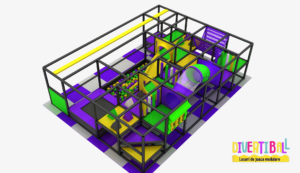 Loc de joacă modular - DB 41 - 7,50m x 6,00m x 2,80m (L*l*h) – Loc de joaca modular – DB 41 – 600m x 550m x 250m Llh Loc de joacă modular – DB 41 – 6,00m x 5,50m x 2,50m (Llh)