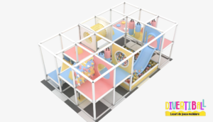 Loc de joacă modular – DB 42 – 6,00m x 3,70m x 2,50m (Llh) (2)