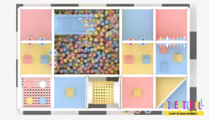 Loc de joacă modular - DB 42 - 6,00m x 3,70m x 2,80m (L*l*h) – Loc de joaca modular – DB 42 – 600m x 370m x 250m Llh 3 Loc de joacă modular – DB 42 – 6,00m x 3,70m x 2,50m (Llh) (3)