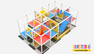 Loc de joacă modular – DB 42 – 6,00m x 3,70m x 2,80m 3