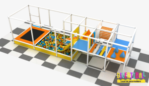 Loc de joacă modular – DB 44 – 8,00m x 2,50m x 2,50m (Llh) copy