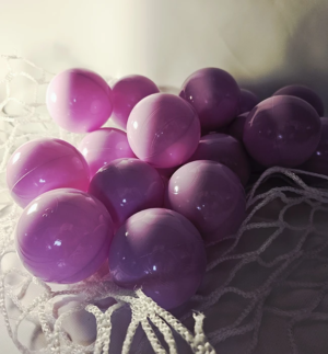 Set 500 bile colorate - diametru 8 cm – bile 8 cm mov pal 2 bile 8 cm mov pal 2