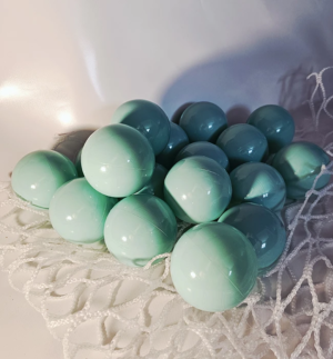 Set 500 bile colorate - diametru 8 cm – bile 8 cm verde menta bile 8 cm verde menta
