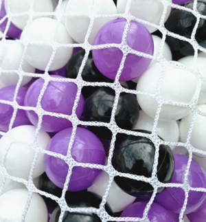 Set 500 bile colorate - diametru 8 cm – bile 8cm alb mov negru 3 1 bile 8cm alb-mov-negru 3