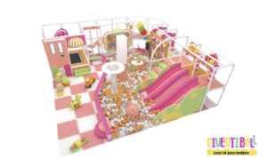 Amenajare completă loc de joacă modular – Candy – DBC09 -1.1