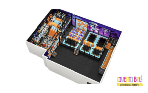 Amenajare completă loc de joacă modular – Temă Cosmos v2 – DBC08 -2.1