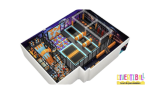 Amenajare completă loc de joacă modular – Temă Cosmos – DBC07 1.1