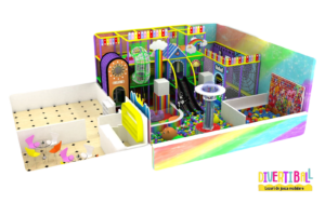 Amenajare completă loc de joacă modular – Rainbow – DBC10 1.1.1