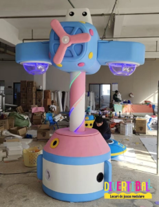 Producator locuri de joaca modulare de interior pentru copii – Avion Magic Interactiv Avion Magic Interactiv