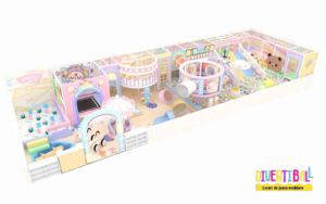 Amenajare completă loc de joacă modular – Pastel World – DBC14